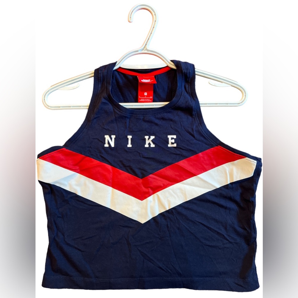 NIKE ✔️Women’s Small Racerback, Crop, Athletic Tank-top - LIKE NEW!  ❤️🤍💙